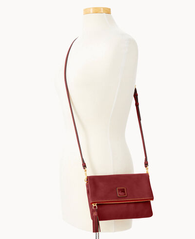 Florentine Foldover Zip Crossbody