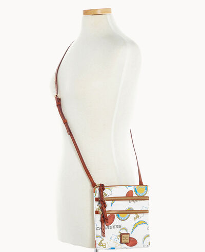 NFL Chargers North South Triple Zip Crossbody