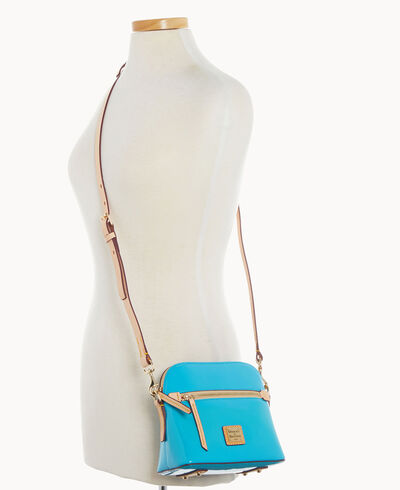 Patent Domed Crossbody
