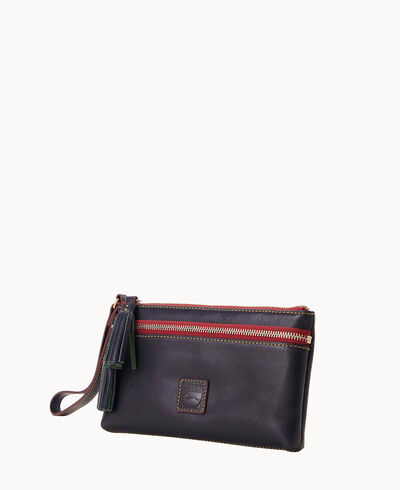 Florentine Double Zip Wristlet