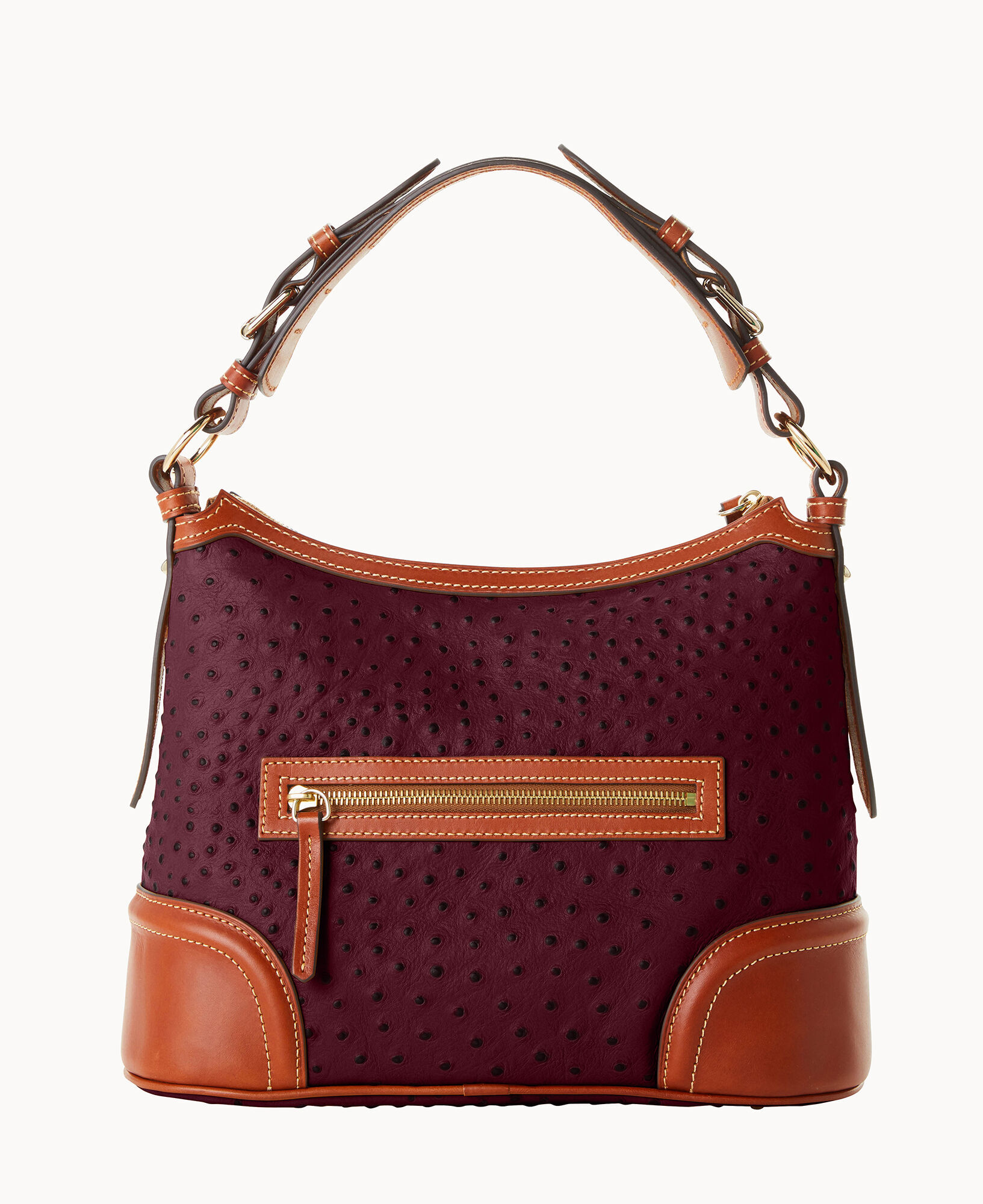 Dooney ostrich hobo sale