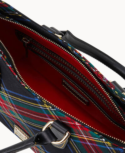 Tartan Top Handle Tote