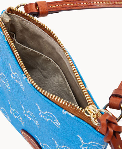 NFL Lions Small North South Top Zip Crossbody