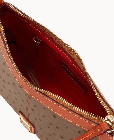 Ostrich Crossbody Pouch