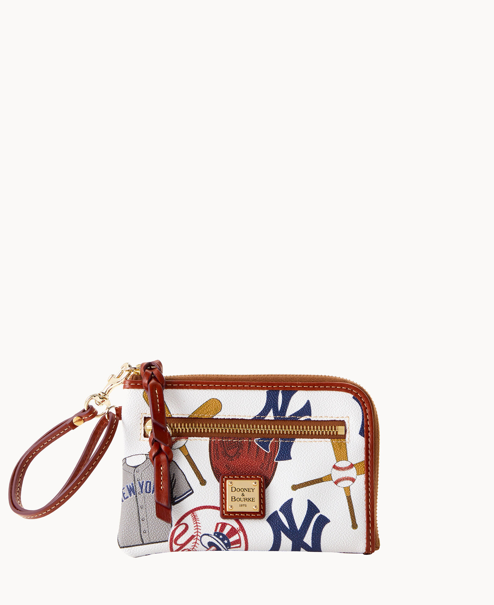 Dooney and shop bourke yankees wristlet
