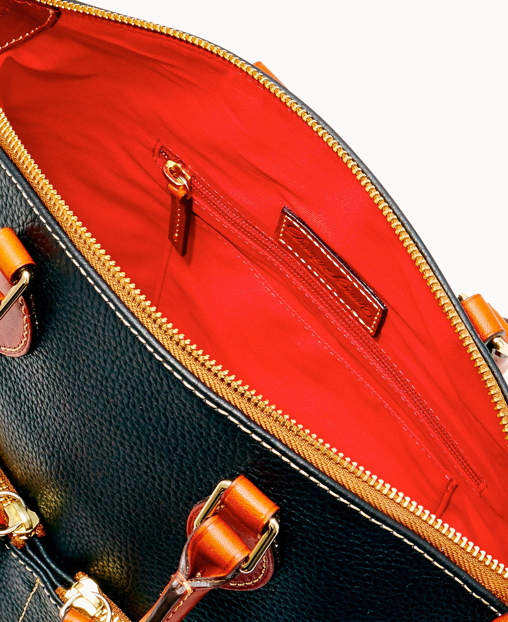 Dooney & bourke pebble on sale grain double pocket satchel