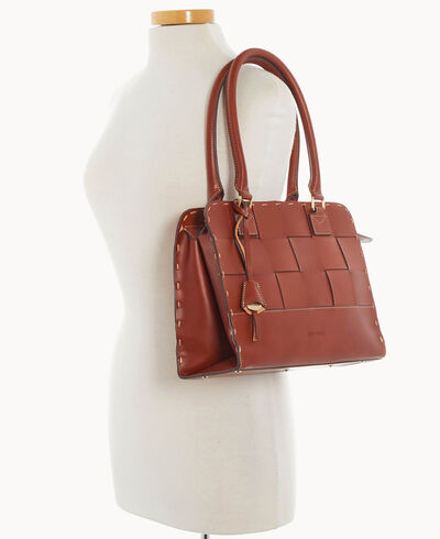 Alto Woven Rectangular Satchel