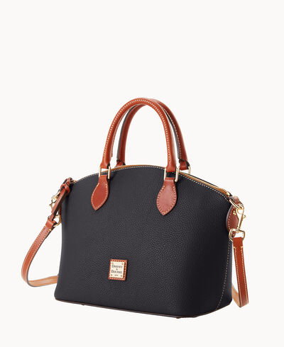 Pebble Grain Geena Satchel