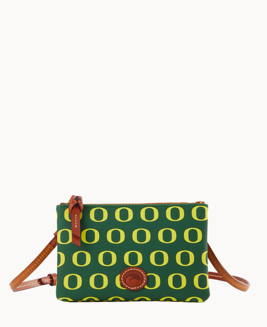 Collegiate University of Oregon Top Zip Crossbody