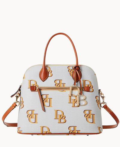 Monogram Large Domed Satchel