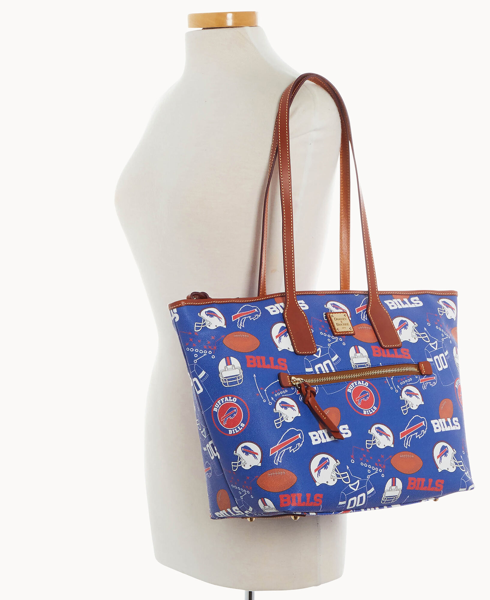 Dooney Bourke Women s NFL Bills Tote Shopping Bag in Navy