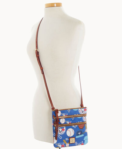 MLB Blue Jays North South Triple Zip Crossbody