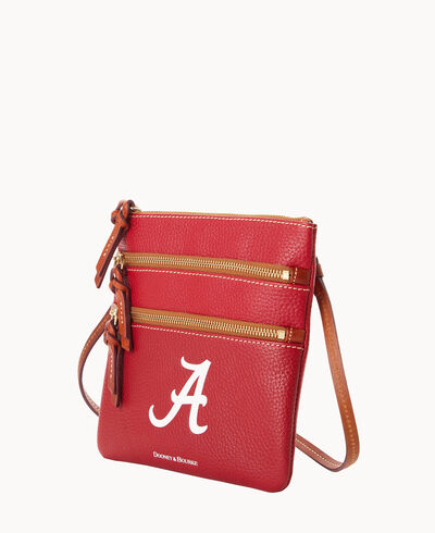 Collegiate University of Alabama Triple Zip Crossbody