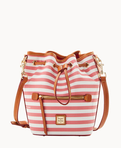 Sullivan Coated Cotton Small Drawstring Crossbody