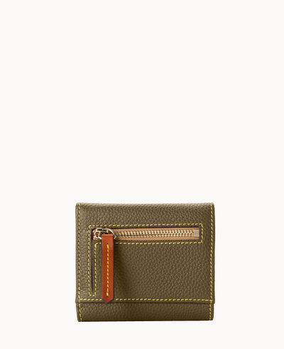 Pebble Grain Small Flap Wallet