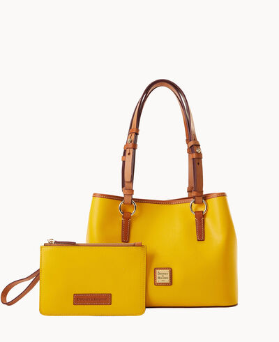 Saffiano Small Briana with Pouch