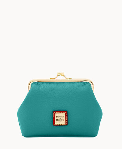 Pebble Grain Large Framed Purse