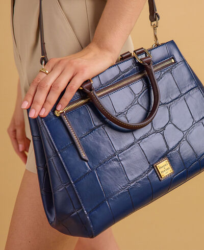 Denison Zip Satchel