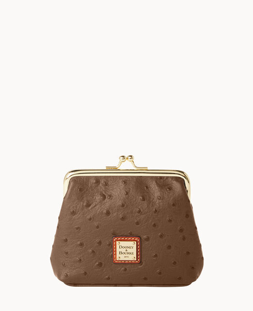 Ostrich Large Frame Purse