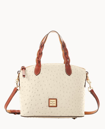 Ostrich Small Heidi Satchel