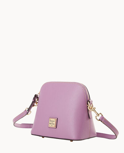 Saffiano Domed Crossbody