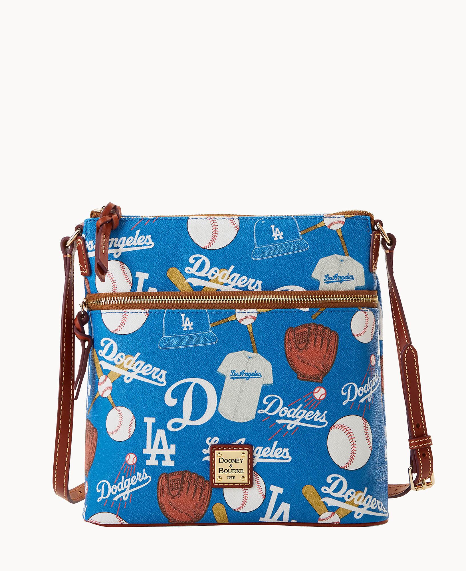 MLB La Dodgers Stadium Crossbody Bag with Pouch