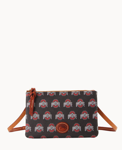 Collegiate Ohio State University Top Zip Crossbody