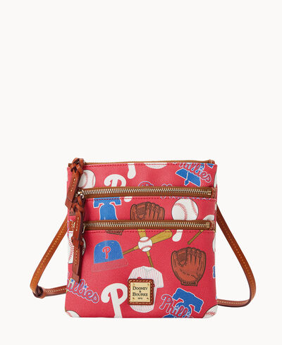 MLB Phillies N S Triple Zip Crossbody