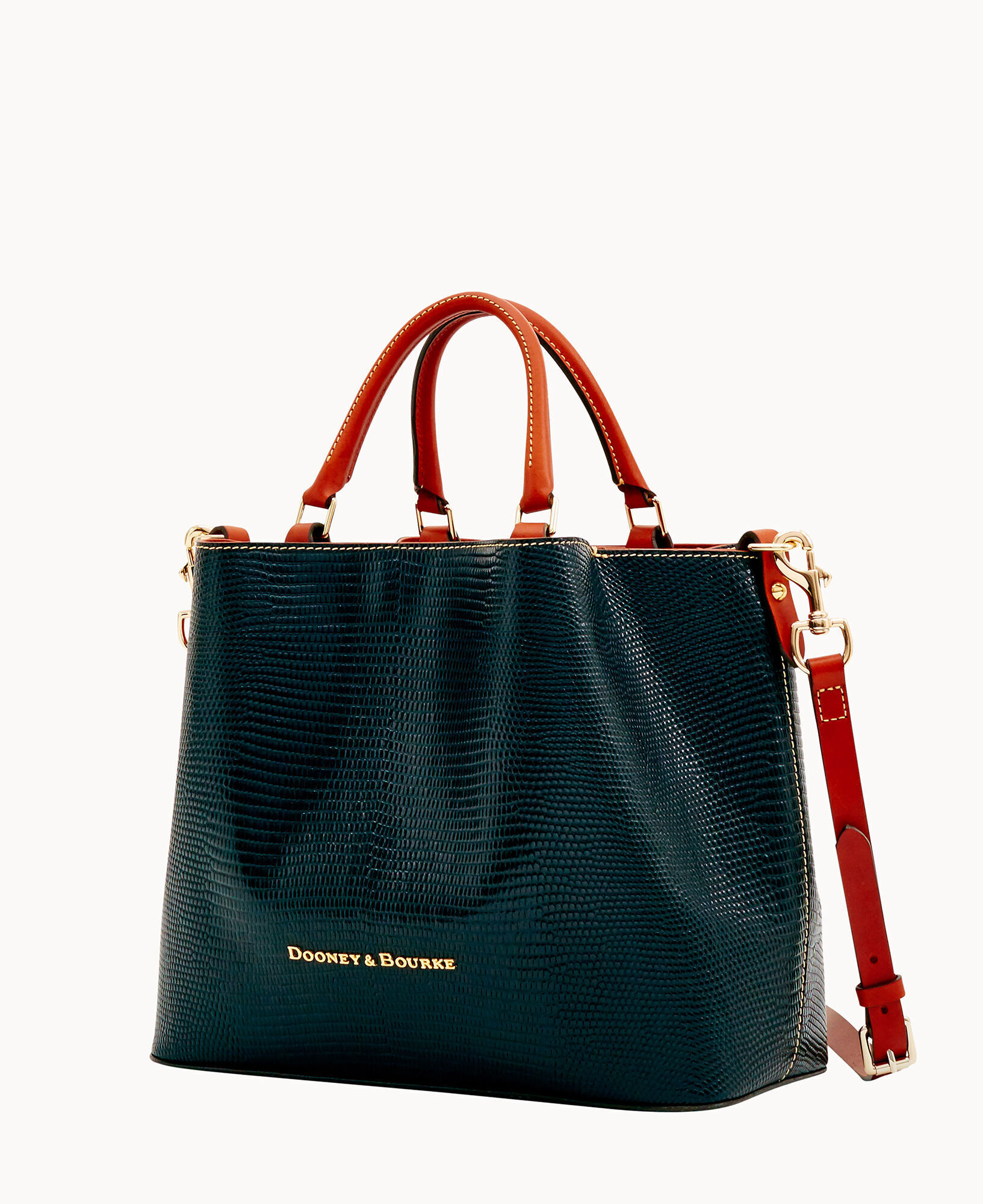 Dooney & bourke large barlow embossed leather store tote