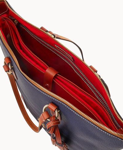 Pebble Grain Career Tote