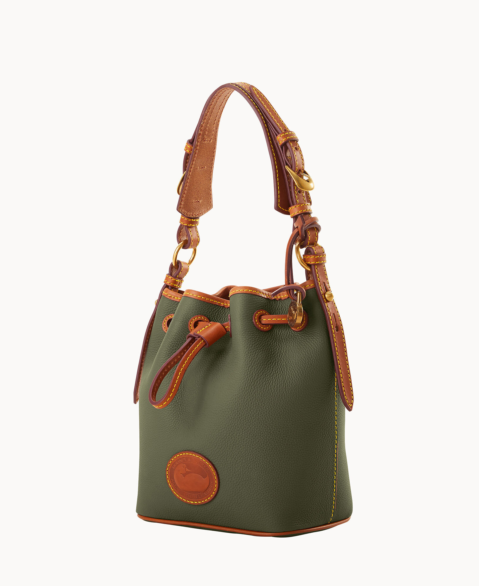 【冬バーゲン★】 Bourke & Dooney All 17 Drawstring Mini 3.0 Leather Weather バッグ