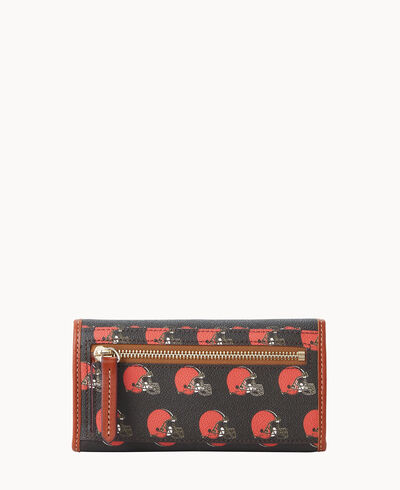 NFL Browns Continental Clutch