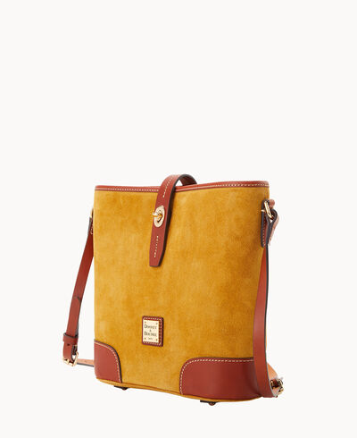 Suede Crossbody Bucket