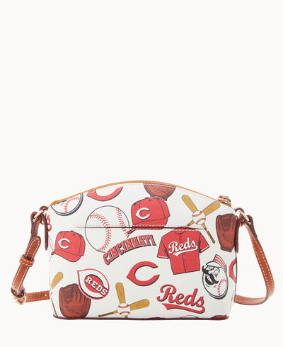 MLB Reds Suki Crossbody Med Wristlet