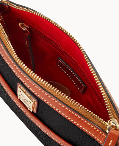 Pebble Grain Domed Crossbody