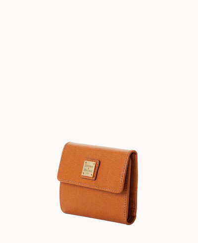 Saffiano Small Flap Wallet