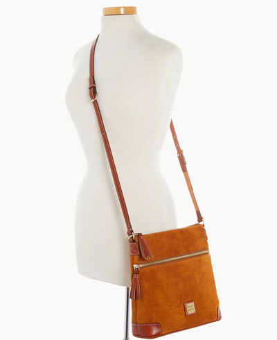 Suede Tassel Crossbody