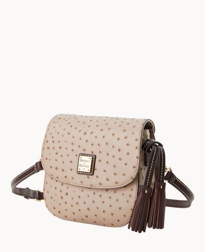 Ostrich Flap Crossbody