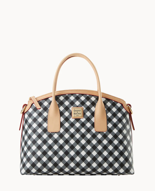 Gingham II Domed Satchel