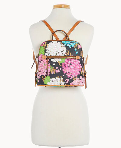 Hydrangea Monogram Backpack