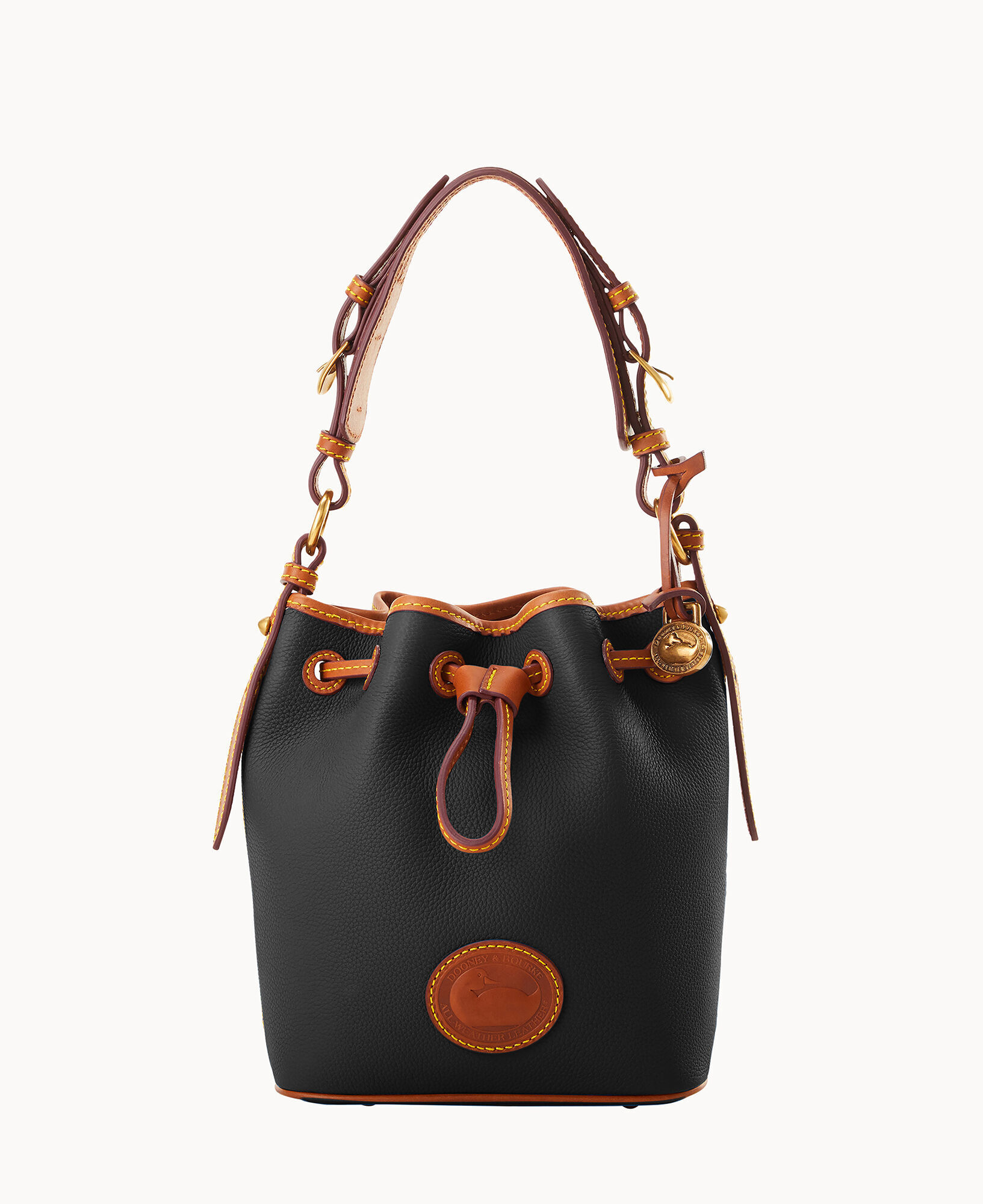 Dooney and bourke all best sale weather leather bucket bag