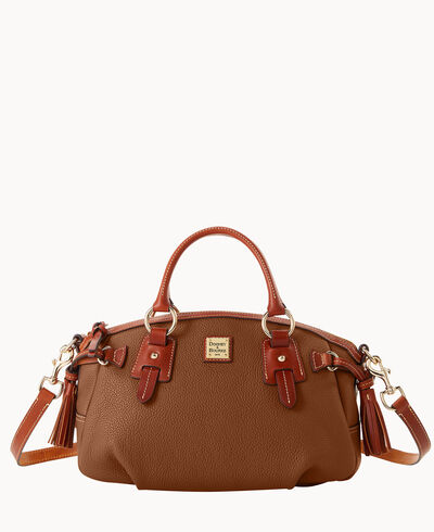 Pebble Grain Medium Mail Satchel