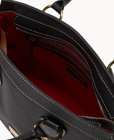 Pebble Grain Short Handle Shopper