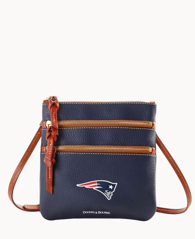 NFL Patriots Triple Zip Crossbody