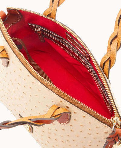 Ostrich Small Heidi Satchel