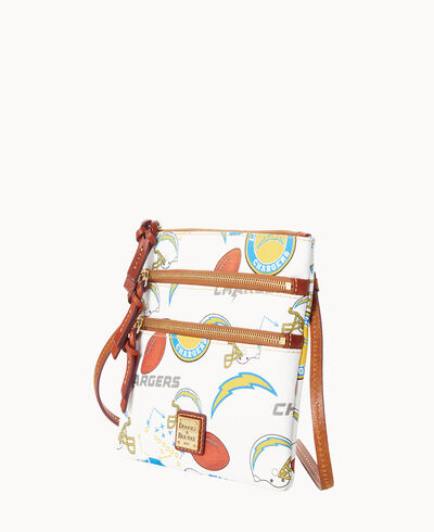 NFL Chargers North South Triple Zip Crossbody