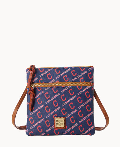 Dooney & Bourke MLB Indians Double Zip Crossbody