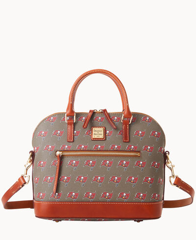 NFL Buccaneers Domed Zip Satchel