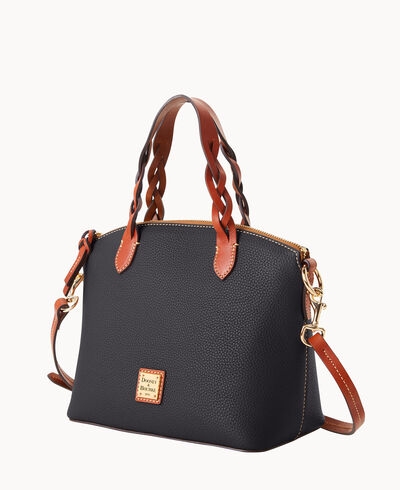 Pebble Grain Small Celeste Satchel