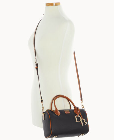 Pebble Grain Barrel Satchel